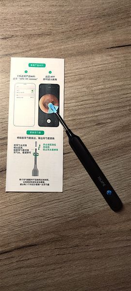 Смарт-отоскоп с камерой Maxlife (Wi-Fi) для безопасной чистки ушей, белый цвет 09 фото