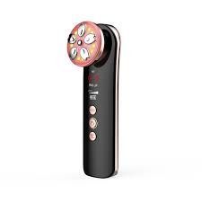 Портативный многофункциональный RF аппарат LL Sakura (RF+EMS+LED) черный цвет Массажер для лица 18 фото