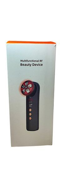 Портативный многофункциональный RF аппарат LL Sakura (RF+EMS+LED) черный цвет Массажер для лица 18 фото