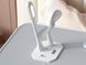 Маленький регулируемый столик для ноутбука с подъемным механизмом и USB-слотом, серый цвет 287 фото 3