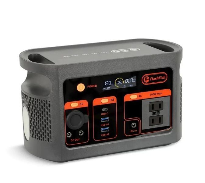 Портативна зарядна станція Е103, 300W LiFePO₄ до 3000 циклів (UPS, Pure Sine Wave) швидке заряджання 678 фото