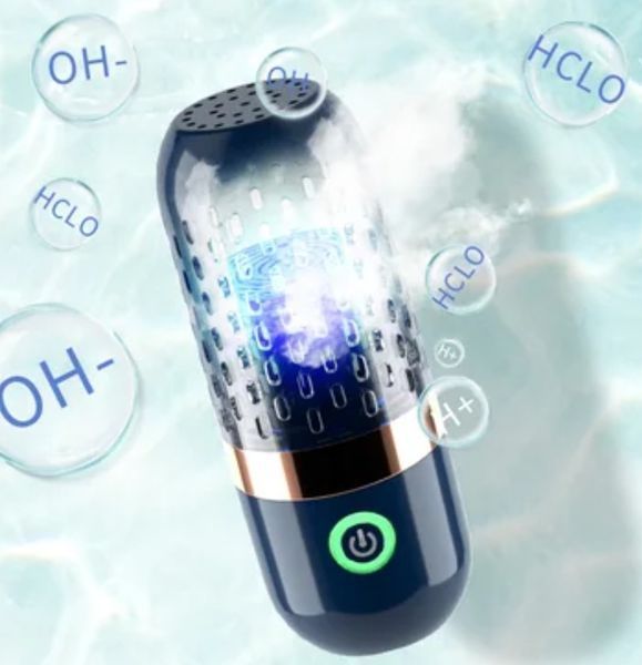 Ультразвуковой озонатор для воды и продуктов QH-15 Ultraclean Озонатор для фруктов и мяса синий цвет 1334 фото